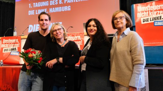 Thomas Iwan, Sabine Ritter, Cansu Özdemir und Sabine Boeddinghaus (v.l.n.r.)