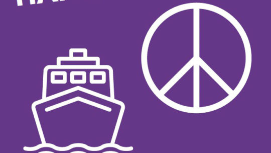 Titelbild Themenflyer Frieden und Hafen